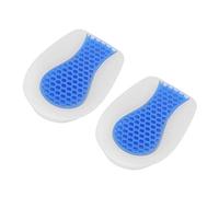 Solinder Talonnette Coussinet de Insert en Gel Coussin de Chaussure en Silicone Absorption des Chocs Doux Antidérapant Ruche Soulagement la Pression Sport Confort Marc (S(35-40))