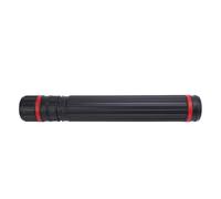 Solinder Tube d'affiche d'art Noir Extensible avec Bandoulière Portable, pour Le Stockage de Documents d'affiche, Tube de Dessin Télescopique, Cadeau Pratique pour Artistes, Architectes, Ingénieurs,