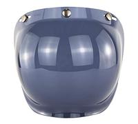 Solinder Visière de Casque, écran Bulle en Verre PC | Coupe-vent, protection UV, convient à trois casques à pression, durable, conception rabattable