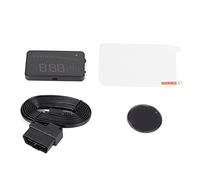 Solinder X5 Hud, 3,5 Pouces Universal Car Hud Head Up Affichage Système avec Avertissement D'Alarme, Vitesse de Conduite, Vitesse du Moteur, Température de l'eau, Tension, Alarme de