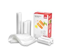 Solis 5 Rouleaux de Film et 50 Sacs Sous Vide - Idéal Pour une Utilisation avec les Machines D'Emballage Sous Vide Sans BPA