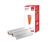 Solis 922.5 Film de scellage sous vide, 2 rouleaux, 30 x 600 cm, congélation / cuisson sous vide, découpé à la taille, réutilisable