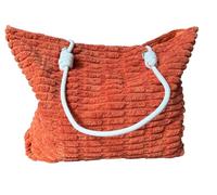Solis Accessories Sac fourre-tout extra large avec tissu éponge 52 x 40 x 12 cm Fermeture magnétique XL, Orange, XL