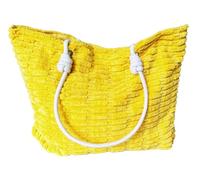 Solis Accessories Sac fourre-tout extra large avec tissu éponge 52 x 40 x 12 cm Fermeture magnétique XL, jaune, XL