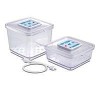SOLIS FRESH KEEPING BOXES (X2) Blanc,Transparent