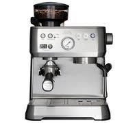 Machine a Café - Machine à Espresso et Cappuccino - Moulin à café ZERO STATIC™ intégré - Argent - Grind & Infuse Perfetta 1019