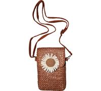 Solis - Sac de transport pour femmes et hommes adulte style rotin 1756 (taille unique) (Marron clair)