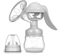 Solite Manual Milk Pump Suction Low Noise Breastfeeding Pump With White Cover For Travel And Daily Use