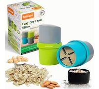 Solitude Coupe-fruits secs, trancheur, broyeur, coupe-chocolat et trancheuse à beurre avec lame 3 en 1 pour amandes, noix de cajou, etc. (acier inoxydable, plastique ABS) vert standard