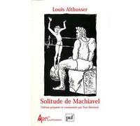 Solitude de Machiavel Louis Althusser (Auteur)