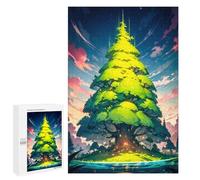 Solitude Sanctuary : Cadeau De Saison, 1000 PCS Puzzle-Image en Bois - pour des Soirées Calmes Et Concentrées