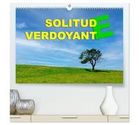 Solitude verdoyante (Calendrier mural 2026 DIN A2 vertical) calendrier de bureau: Arbres seuls dans la campagne en toutes saisons