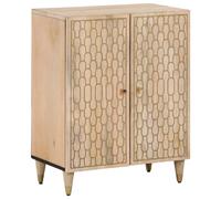 Solivagant Armoire latérale 60x33x75 cm Bois Massif de manguier,(17.75 KG)
