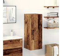 Solivagant Armoire Murale Vieux Bois 34,5x34x90 cm Bois d'ingénierie,(15.9 KG)