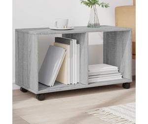 Solivagant Armoire roulante Sonoma Gris 72x33x42,5 cm Bois d'ingénierie,(9.85 KG)