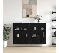 Solivagant Armoires Murailles 2 pcs Chêne Noir 69,5 x 34 x 90 cm,(49.72 KG)