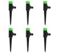 Solivagant Arroseurs rotatifs 6 pcs Vert et Noir 3x6x19,5 cm ABS et PP,(0.34 KG)
