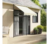 Solivagant Auvent rétractable crème 150x150 m Tissu et Acier,(5.8 KG)