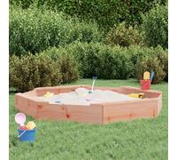 Solivagant Bac à Sable avec sièges octogone Bois Massif de Douglas,(12.55 KG)