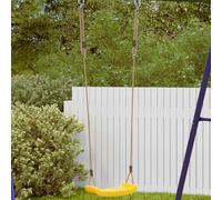 Solivagant Balançoire d'extérieur d'enfants Simple et Corde réglable Jaune,(0.93 KG)