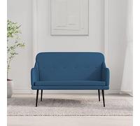 Solivagant Banc Bleu 110x76x80 cm Tissu,(14.25 KG)