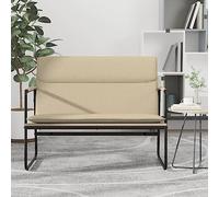 Solivagant Banc Crème 100x64x80 cm Tissu,(13.65 KG)