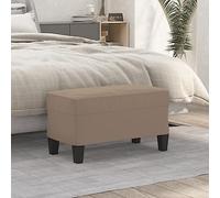 Solivagant Banc Taupe 70x35x41 cm Tissu Microfibre,(5.55 KG)