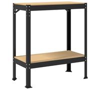 Solivagant Bancs de Travail Noir 81 x 41 x 91 cm Bois d'ingénierie,(9.75 KG)