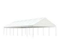 Solivagant Belvédère avec Toit Blanc 15,61x5,88x3,75 m polyéthylène,(120.2 KG)