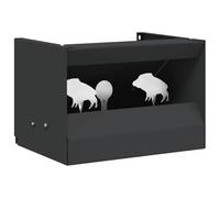 Solivagant Boîte de Piège à Balles Noir 29 x 22 x 20 cm Acier,(3.54 KG)