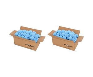 Solivagant Boules Anti-bactériennes filtrantes de Piscine Bleu 1400 g PE,(1.86 KG)