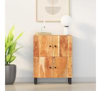 Solivagant Buffet avec 4 Portes 60x33x75 cm Bois Massif d'acacia,(23.8 KG)