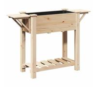 Solivagant Cache-Pot de Jardin avec étagère Beige 111 x 37 x 76,5 cm,(7.8 KG)