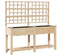 Solivagant Cache-Pot de Jardin avec étagère Beige 161 x 46 x 152,5 cm,(16.8 KG)