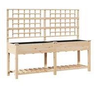 Solivagant Cache-Pot de Jardin avec étagère Beige 203,5 x 54 x 152,5 cm,(20.75 KG)