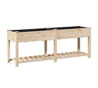 Solivagant Cache-Pot de Jardin avec étagère Beige 203 x 53 x 76,5 cm,(17.6 KG)