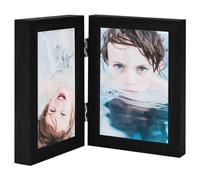 Solivagant Cadre Photo dépliable en Deux Noir 2X(13x18 cm),(0.52 KG)