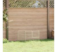 Solivagant Chenil Argenté 100x100x70 cm Acier,(9.3 KG)