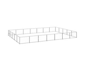 Solivagant Chenil Argenté 35 m² Acier,(52.3 KG)