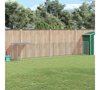 Solivagant Chenil Argenté 6,05 m² Acier,(37.6 KG)-2204