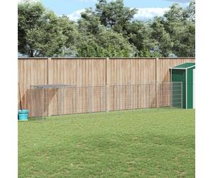 Solivagant Chenil Argenté 6,05 m² Acier,(37.6 KG)-2204