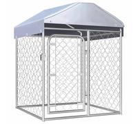 Solivagant Chenil extérieur avec Toit 100 x 100 x 125 cm,(16.88 KG)