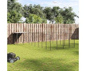 Solivagant Chenil Noir 10,89 m² Acier,(46.65 KG)-2226