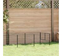 Solivagant Chenil Noir 10 m² Acier,(48.9 KG)