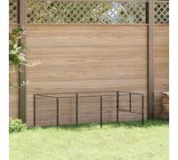 Solivagant Chenil Noir 200x100x70 cm Acier,(13.3 KG)