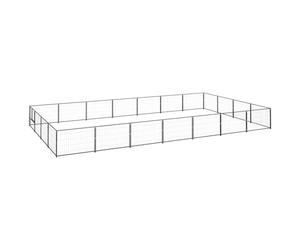 Solivagant Chenil Noir 28 m² Acier,(48.9 KG)