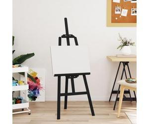 Solivagant Chevalet Noir 53,5x95x127 cm Bois de pin Massif,(2.16 KG)