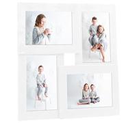 Solivagant Collage de Cadres Photo pour Photo de 4X(13x18 cm) Blanc MDF,(0.94 KG)