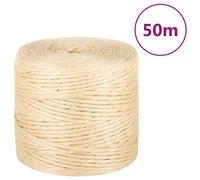 Solivagant Corde 100% en sisal 4 mm 50 m,(0.6 KG)