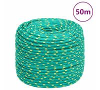 Solivagant Corde de Bateau Vert 10 mm 50 m Polypropylène,(2.24 KG)